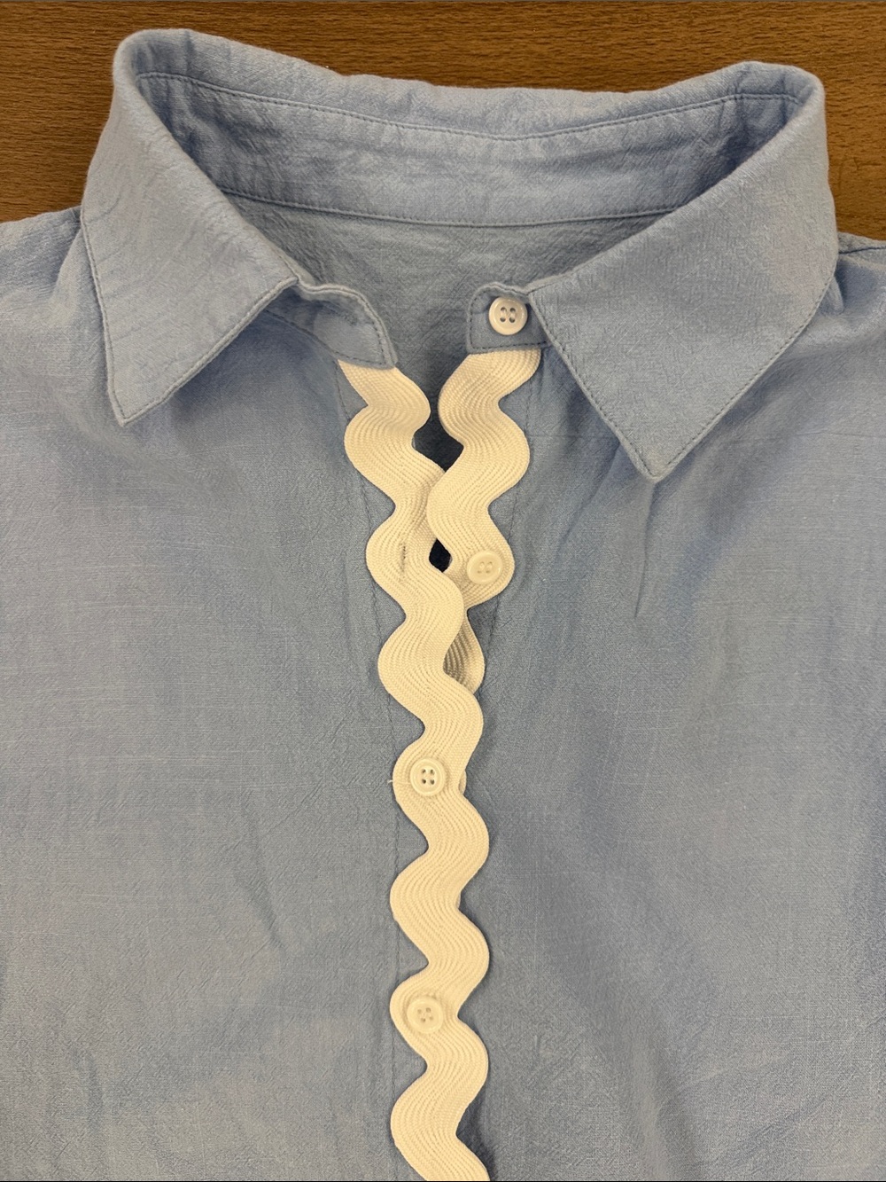 Light Blue Ric Rac Women’s Matching Set/ Cover up - Picture 2 of 4